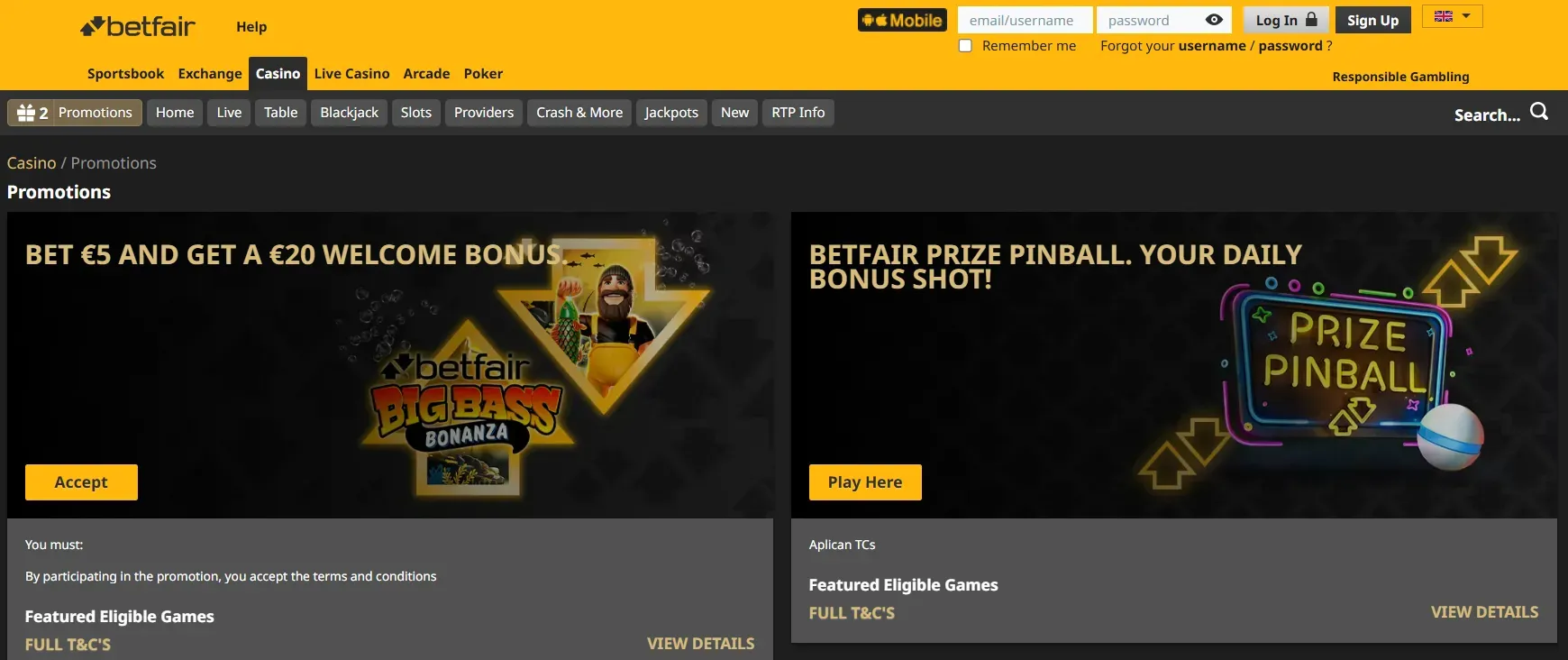 Betfair Casino Betfair Casino